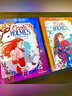 BUNDLE Enola Holmes The Graphic Novels Book One and Two SUMMER DEAL Sherlock